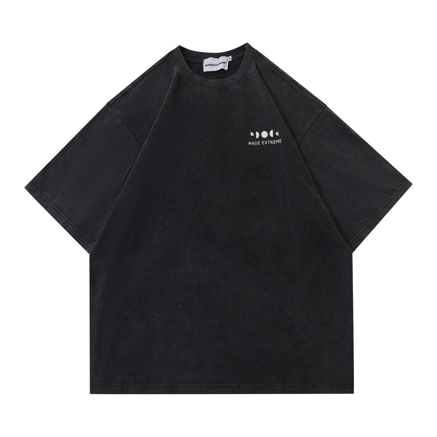 Retro Street Style Letter Print Men’s Short Sleeve T-Shirt Casual Urban Tee