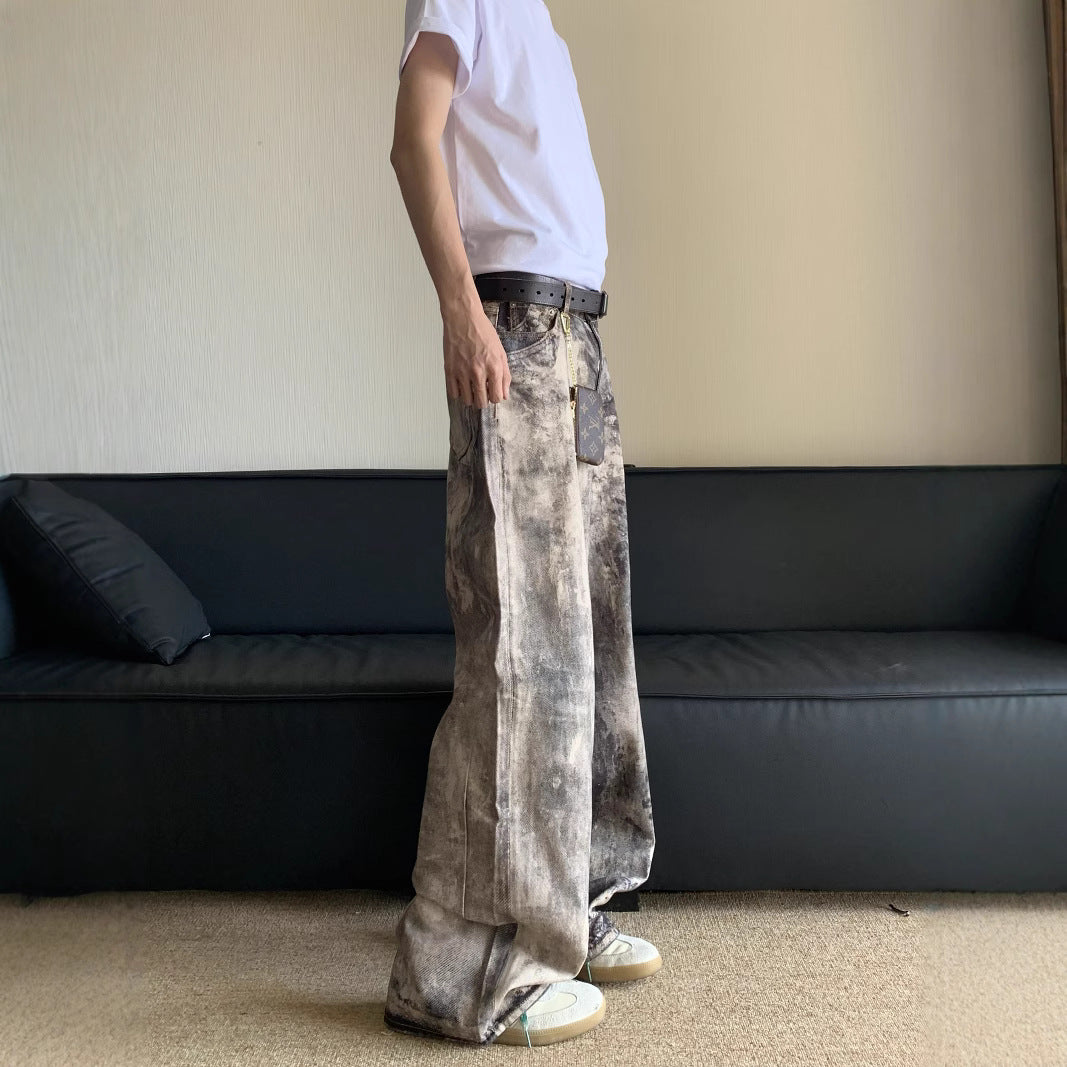 3D Camo Denim Pants for Men – Trendy Spring Summer Casual Jeans Streetwear Style