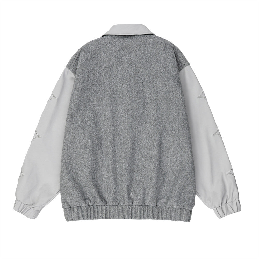 Men’s Trendy Colorblock Coat – Lightweight Casual Splicing Jacket