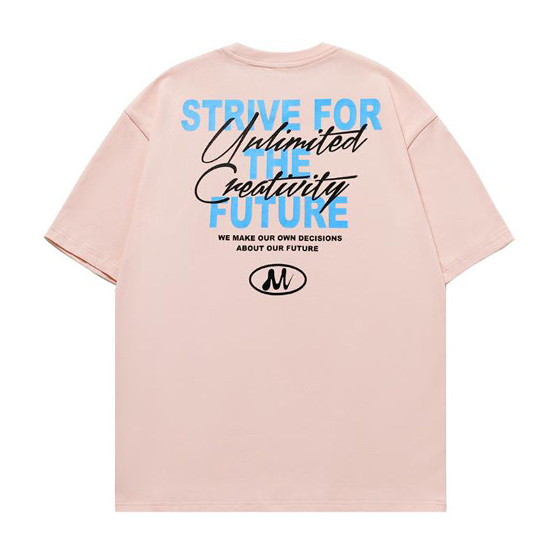 Men’s Trendy Printed Tee – Summer Short Sleeve Lightweight Casual Shirt