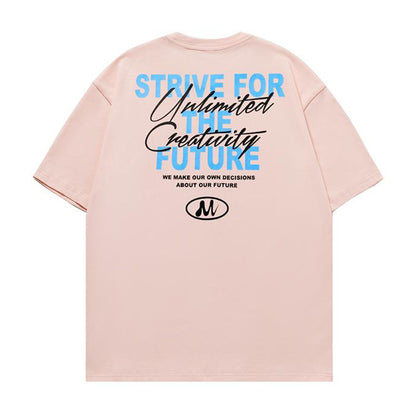 Men’s Trendy Printed Tee – Summer Short Sleeve Lightweight Casual Shirt