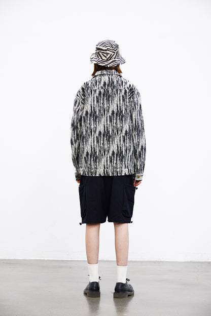 Women’s Tie-Dye Gradient Jacket – Casual Streetwear Hoodie Coat